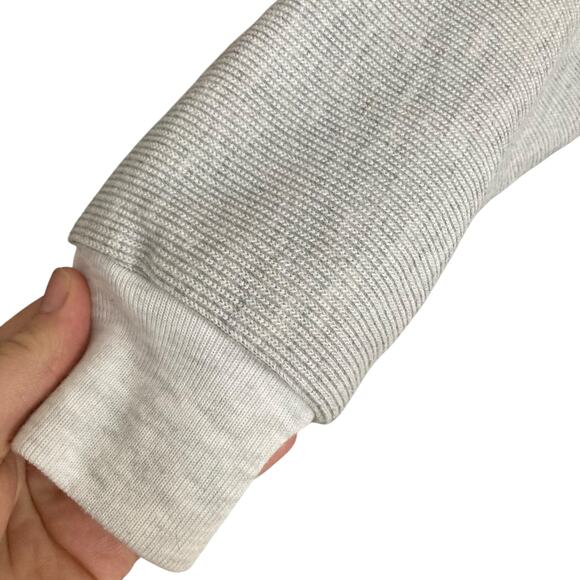 Retro Gray Blue Lake Tahoe California Sporty Preppy Quarter Zip Jacket Sz Large - Picture 12 of 16